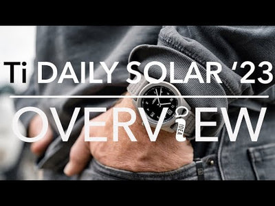 Ti Daily Solar 2023 edition - A titanium everyday solar watch