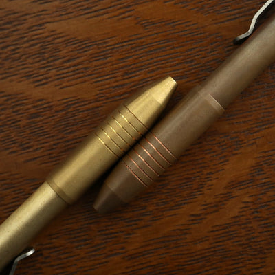 Brass & Copper Click EDC Pen