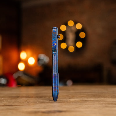 Bolt Action Pen - Full Titanium Damascus