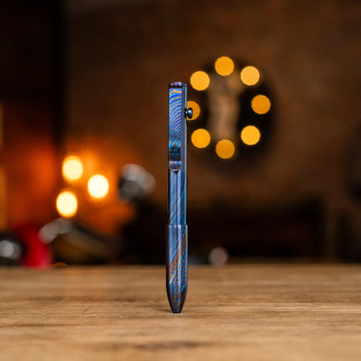 Bolt Action Pen - Full Titanium Damascus