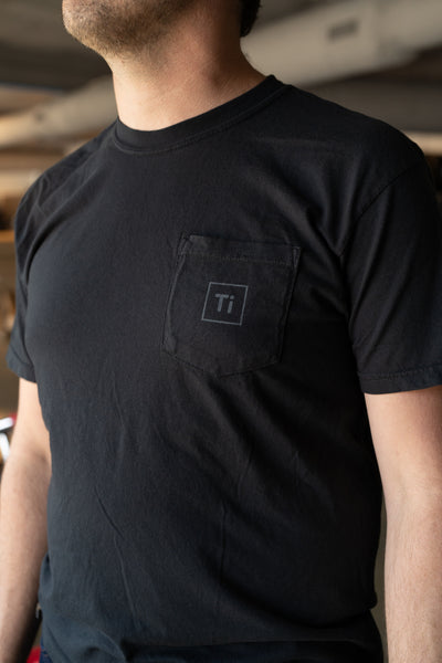 Black Ti Pocket Tee