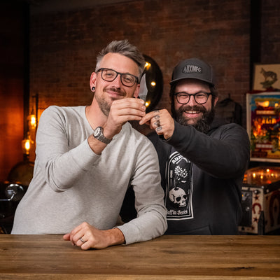 AUX MFG Ti Pocket Bowie Fixed Blade