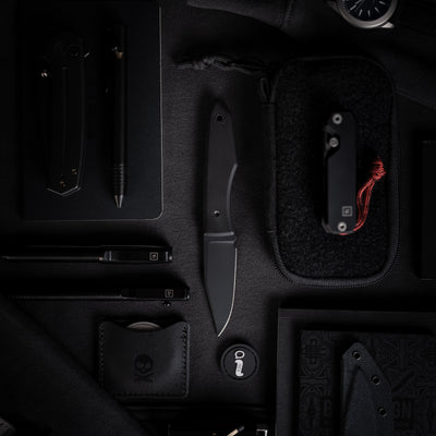 Blackout Cerakote Ti Lookout Fixed Blade