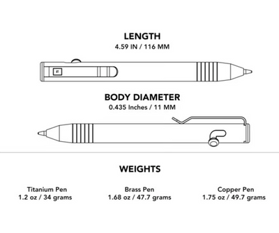 Base Line Bolt Action Pen