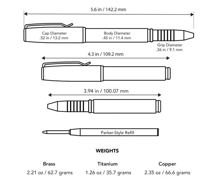 Base Line Capped Pen