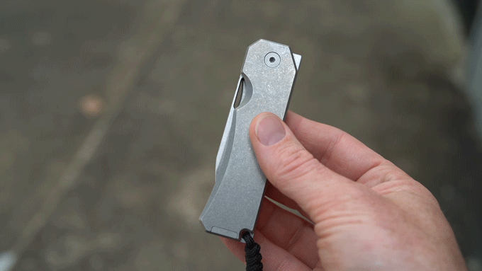 Titanium Box Cutter Blade Folder Razor Utility Knife EDC Pocket