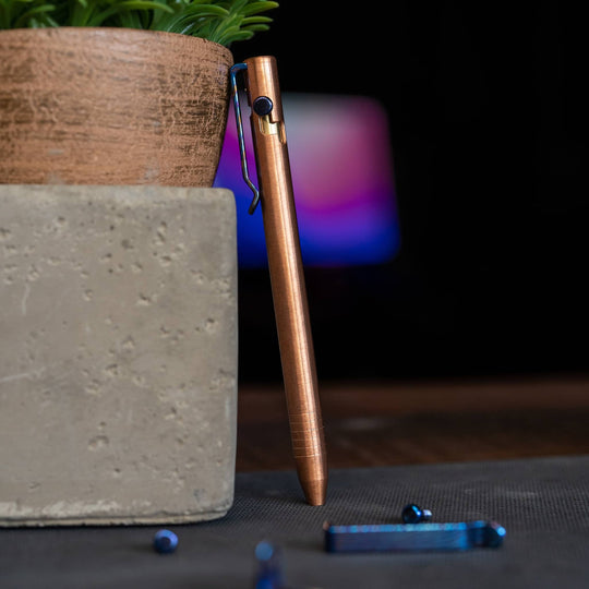 Titanium Damascus CNC Milled Pocket Clip – CNC milled EDC