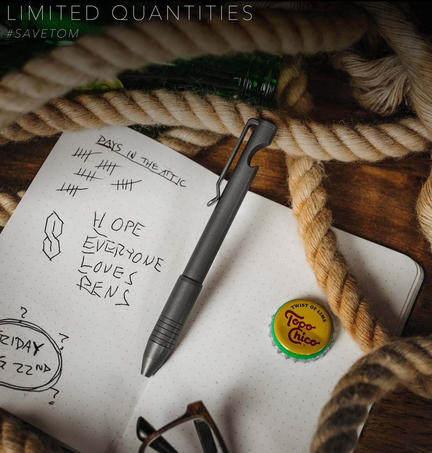 Notorious EDC Jot N Pop Ti Pocket Pro Pen | Big Idea Design LLC