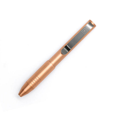 BIG IDEA DESIGN LLC copper metal compact pocket pen with clip tactical Pens