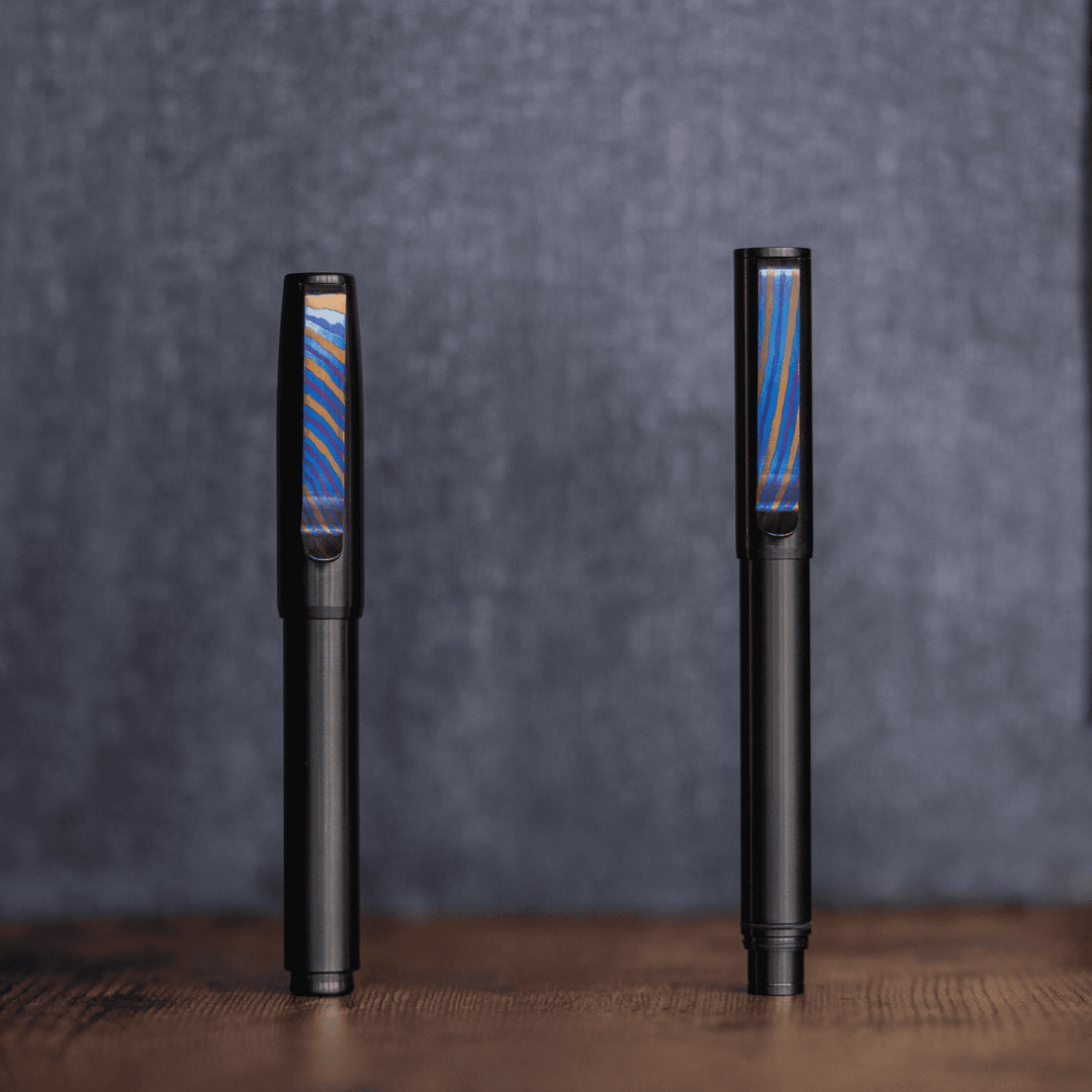 Titanium Damascus CNC Milled Pocket Clip – CNC milled EDC