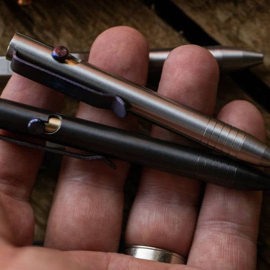 Titanium Pen TACRAY Titanium Bolt-Action Pen CNC Machined EDC