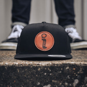 Leather Patch Trucker Hat
