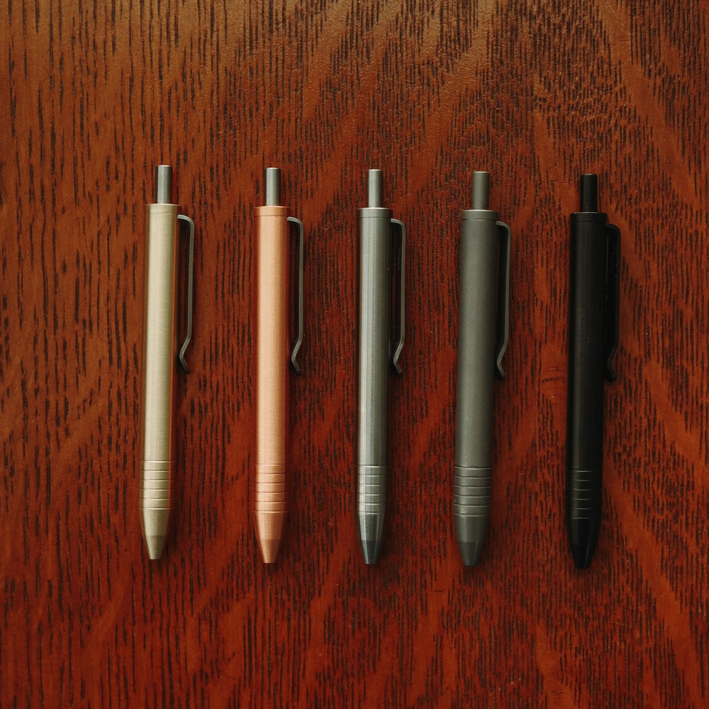 Titanium Pen | Bolt Action pen | Tactile Pen – Big Idea Design LLC