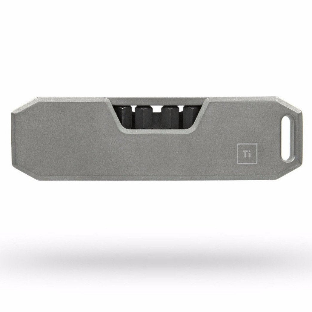 Bit Bar : The Pocket Friendly EDC Screwdriver - Grade 5 Titanium (Black)