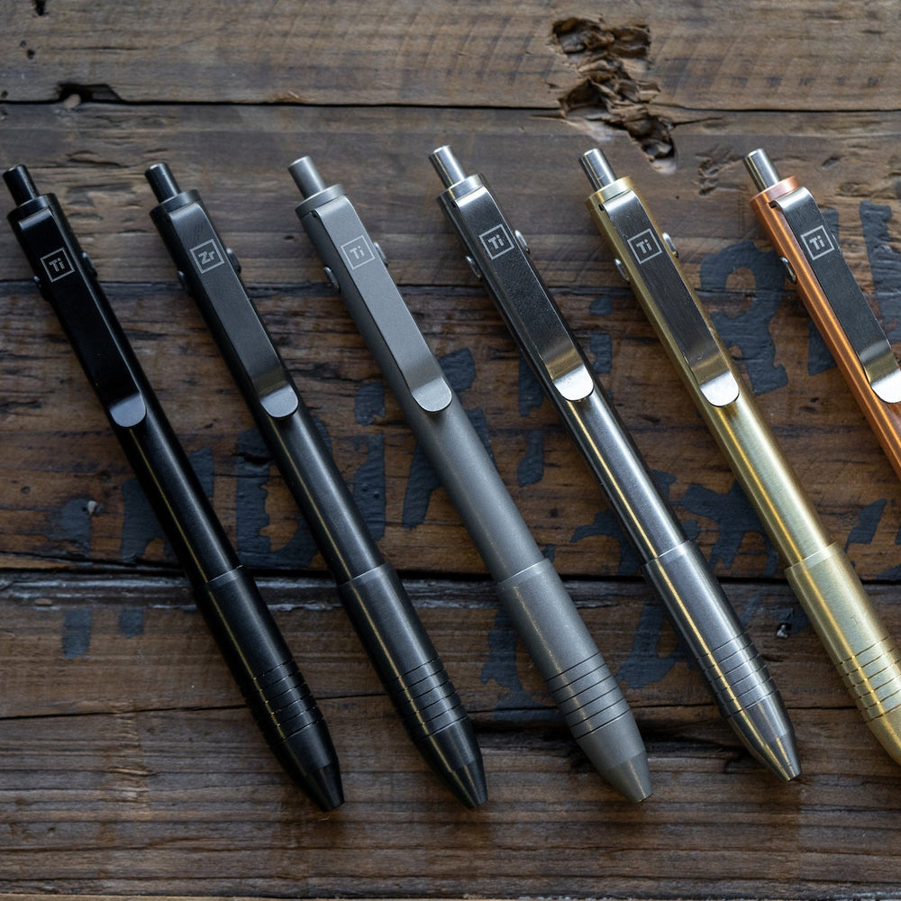 Titanium Pen | Bolt Action pen | Tactile Pen – Big Idea Design LLC