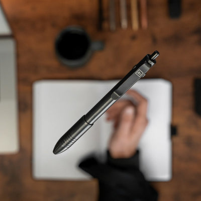  BIG IDEA DESIGN Dual Side Click Pen (Titanium DLC Black) :  Arts, Crafts & Sewing