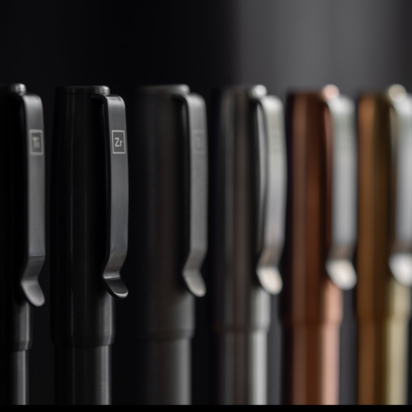 On Point EDC: Big Idea Design – Slim Click Stonewashed Titanium Pen,  Accepts Hundreds of Refills! 