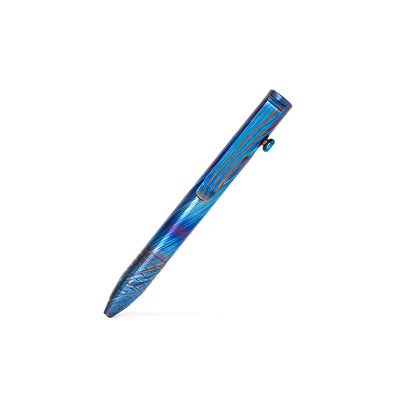 Mini Bolt Action Pen - Full Titanium Damascus