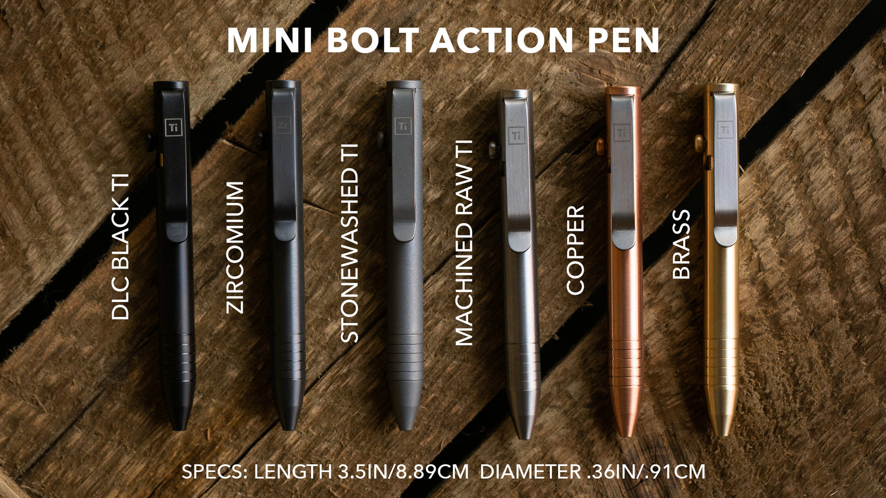 Mini Bolt Action Pen by BIG IDEA DESIGN – Big Idea Design LLC