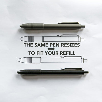 Big Idea Design - XTS Raw Titanium Pen + Stylus Review - My Pen Needs InkMy  Pen Needs Ink