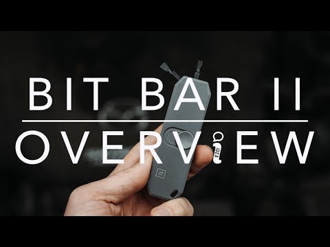 Big Idea Design Bit Bar - Battleworn Black Titanium