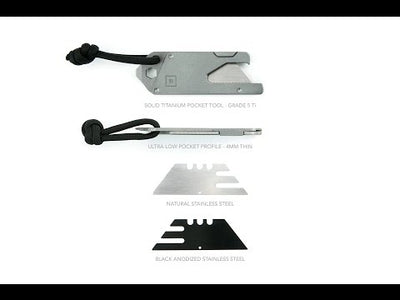 big idea design Pocket Tool tpt slide titanium Camping Survival