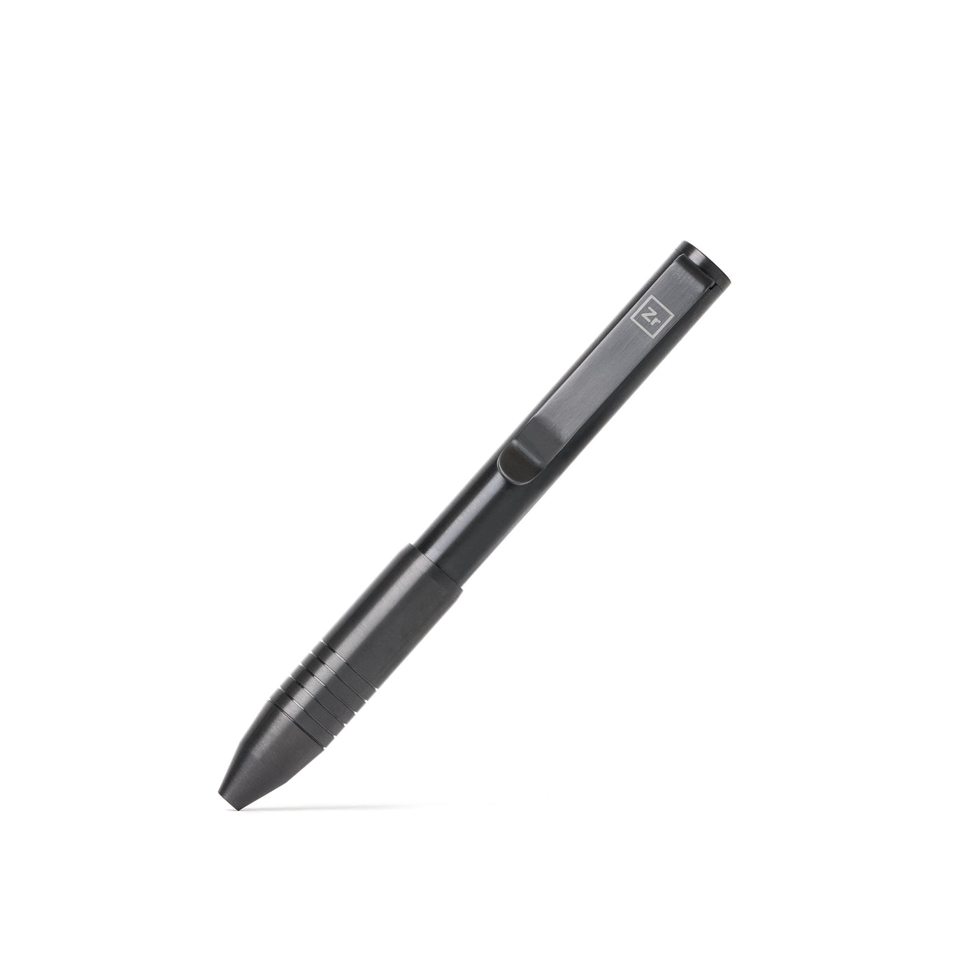 BIG IDEA DESIGN LLC Pens black tactical pocket pen with textured grip and pocket clip for everyday writing