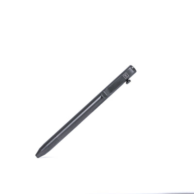 Big Idea Design LLC titanium bolt action pen in matte black with sleek metal clip