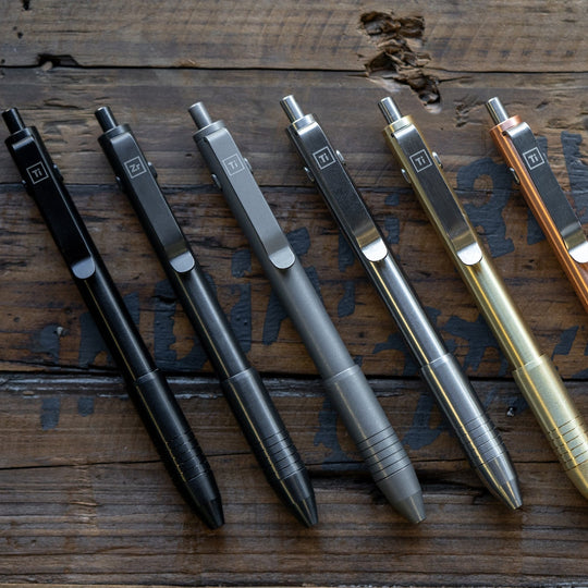 【Big idea Design】 CLICK EDC PEN ジルコニウム Titanium Click EDC Pen For Everyday Writing – Big Idea