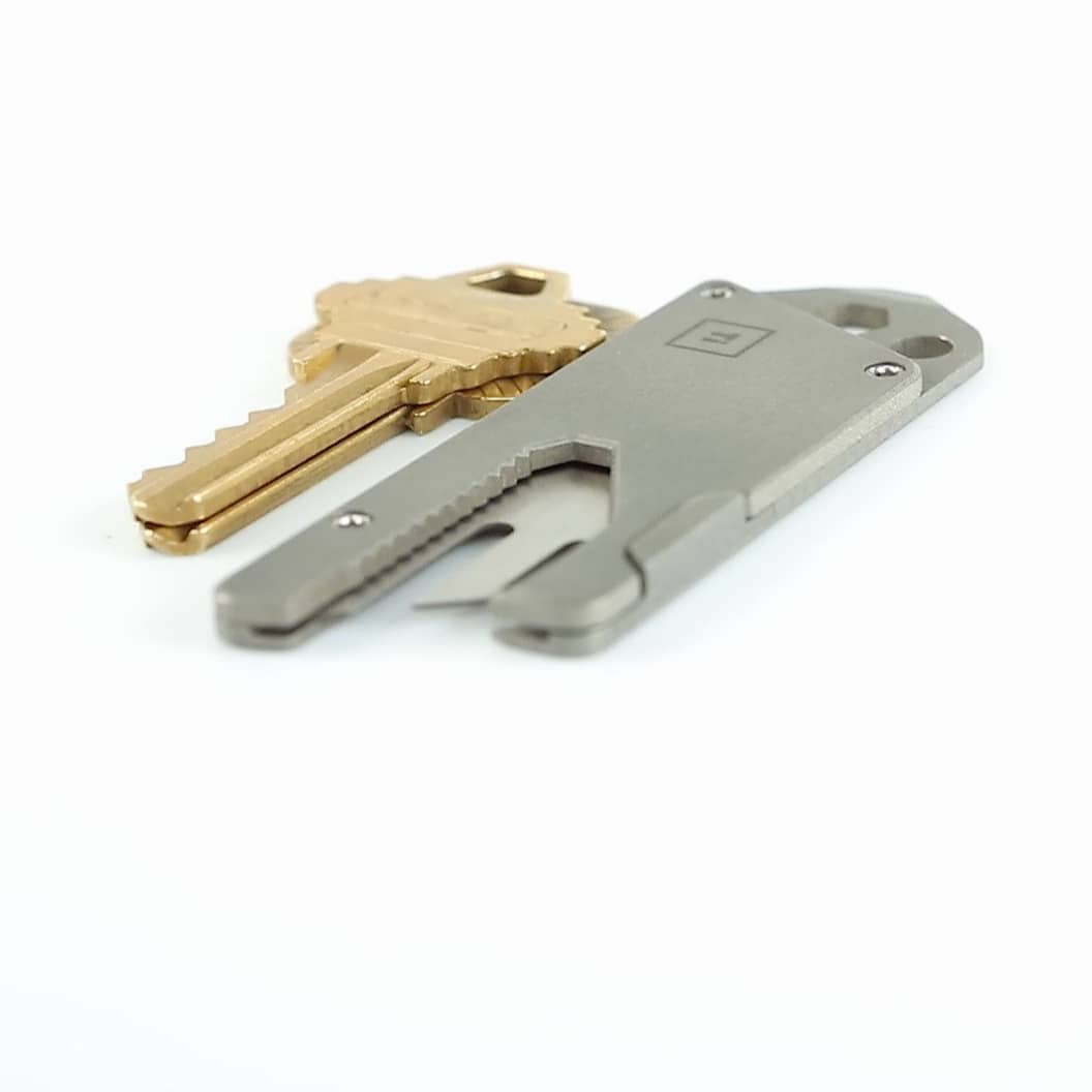 Titanium Pocket Tool EDC Compact Utility Knife with Keychain Titanium Pocket Tool EDC Compact Utility Knife with Keychain