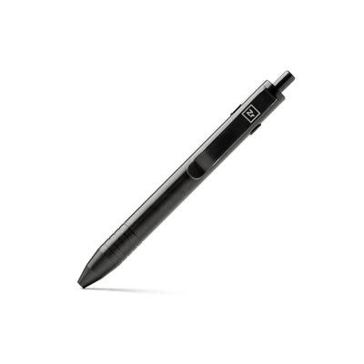 Big Idea Design LLC sleek black EDC pen titanium with clip and push-button tip