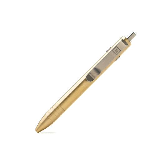筆記具 Autmog36 Click Pen C110 Pure Copper Body vendor-edc-pen-titanium-gold-