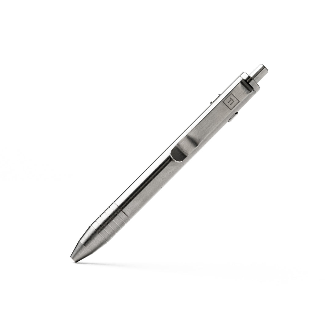 BIG IDEA DESIGN Ti Click EDCボールペン premium-edc-slim-pen-gray-